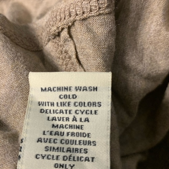 Max Studio Womens Short Heathered Tan Elastic Waist Pullon Skirt Sz L - Picture 5 of 6